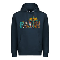Navy faith Premium Hoodie - Artiststas
