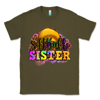 Army Green softball sister Classic Tee - OliviaCreatesArt