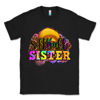 Black softball sister Classic Tee - OliviaCreatesArt