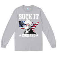 Moon Dust funny george washington suck it england Long Sleeve Tee - DesigneFamous