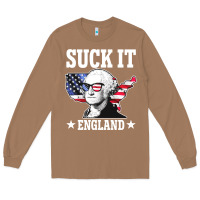 Toasted Coconut funny george washington suck it england Long Sleeve Tee - DesigneFamous