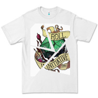 White ROLL INITIATIVE Premium Tee - Bettercallsaul