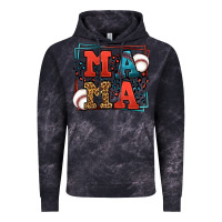 Cloud Black leopard baseball mama Mother's Day Vintage Hoodie - LillyAllenDesigns