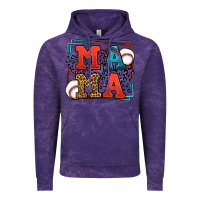 Cloud Purple leopard baseball mama Mother's Day Vintage Hoodie - LillyAllenDesigns