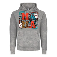 Cloud Rock leopard baseball mama Mother's Day Vintage Hoodie - LillyAllenDesigns