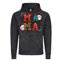 Vintage Black leopard baseball mama Mother's Day Vintage Hoodie - LillyAllenDesigns