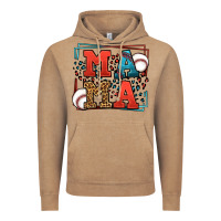 Vintage Coffee leopard baseball mama Mother's Day Vintage Hoodie - LillyAllenDesigns
