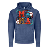 Vintage Denim leopard baseball mama Mother's Day Vintage Hoodie - LillyAllenDesigns