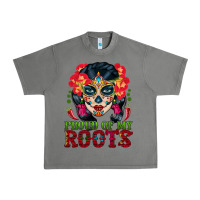 Tornado sugar skull woman proud of my roots Urban Heavy Tee - BundleAndBundleShop