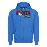 True Royal african american santa claus Zipper Hoodie - RanaPortraitStore