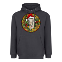 Smoke Christmas Goat Heavyweight Hoodie - RanaPortraitStore
