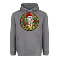 Storm Christmas Goat Heavyweight Hoodie - RanaPortraitStore