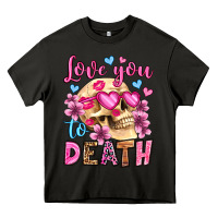 Asphalt love you to death olivia Heavy Core Tee - OliviaCreatesArt