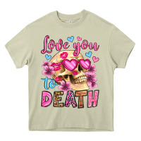 Mossy love you to death olivia Heavy Core Tee - OliviaCreatesArt