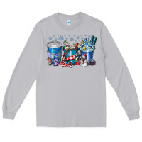 Moon Dust Christmas Coffee Long Sleeve Tee - CowhideDigitalArt