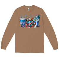 Toasted Coconut Christmas Coffee Long Sleeve Tee - CowhideDigitalArt