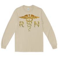 Mushroom rn registered nurse leopard lovely nursing student t shirt Long Sleeve Tee - linhVisuals