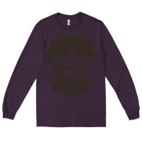 Plum labyrinth words Long Sleeve Tee - linhVisuals