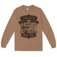 Toasted Coconut labyrinth words Long Sleeve Tee - linhVisuals