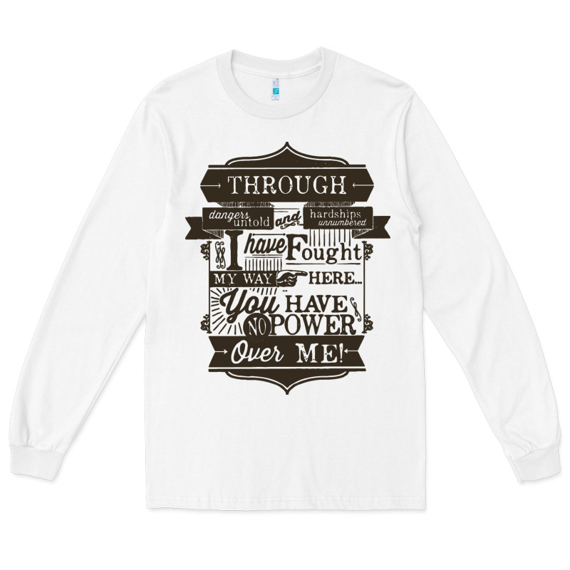 Labyrinth Words Long Sleeve Tee by linhVisuals | Teevron