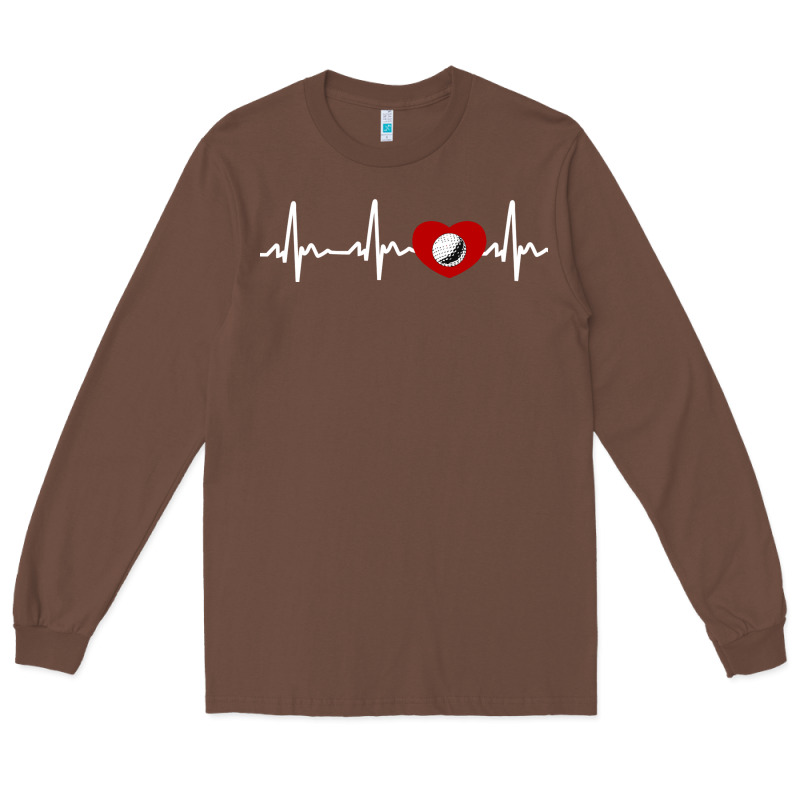 My Heart Beats For Golf Long Sleeve Tee by linhVisuals | Teevron