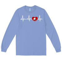 Colony Blue my heart beats for golf Long Sleeve Tee - linhVisuals