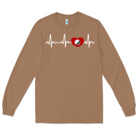 Toasted Coconut my heart beats for golf Long Sleeve Tee - linhVisuals