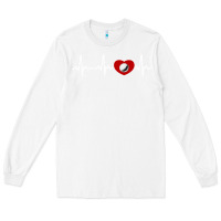 White my heart beats for golf Long Sleeve Tee - linhVisuals