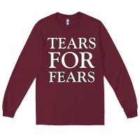 Burgundy Tëärs För Fëärs WHITE Long Sleeve Tee - linhVisuals