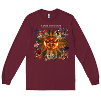 Burgundy tears for fears 24 Long Sleeve Tee - linhVisuals