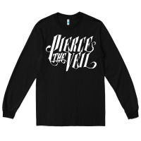 Black pierce the veil front Long Sleeve Tee - linhVisuals
