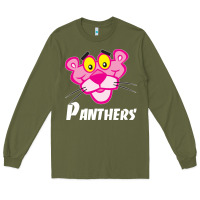 Army Green pink panther custom Long Sleeve Tee - linhVisuals