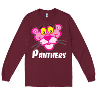Burgundy pink panther custom Long Sleeve Tee - linhVisuals