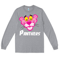 Heather Grey pink panther custom Long Sleeve Tee - linhVisuals
