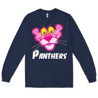 Navy pink panther custom Long Sleeve Tee - linhVisuals