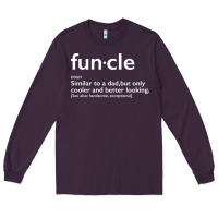 Plum funcle Long Sleeve Tee - linhVisuals