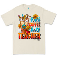 Bone Half Coffee Half Teacher Premium Tee - FaDigitalArtStudio