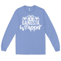 Colony Blue gangsta wrapper Long Sleeve Tee - linhVisuals