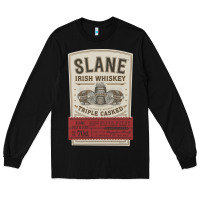 Black slane irish whiskey Long Sleeve Tee - linhVisuals