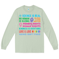 Matcha science is real , black lives matter , love is love , equality , kindn Long Sleeve Tee - linhVisuals