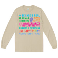 Mushroom science is real , black lives matter , love is love , equality , kindn Long Sleeve Tee - linhVisuals