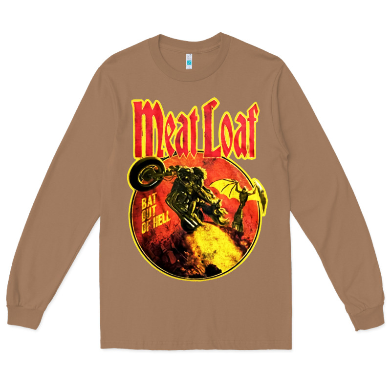 Vintage Meatloaf Bat Out Of Hell Long Sleeve Tee by linhVisuals | Teevron