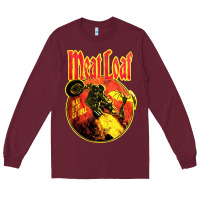 Burgundy vintage meatloaf bat out of hell Long Sleeve Tee - linhVisuals