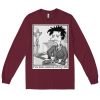 Burgundy i've lost control of my life   rugrats Long Sleeve Tee - linhVisuals