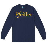 Navy pfeiffer university Long Sleeve Tee - linhVisuals