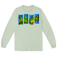 Matcha arcade turtles Long Sleeve Tee - linhVisuals