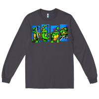 Smoke arcade turtles Long Sleeve Tee - linhVisuals