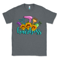 Charcoal Heather hairboss western sunflowers hairdresser Classic Tee - Artiststas