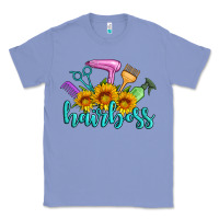 Colony Blue hairboss western sunflowers hairdresser Classic Tee - Artiststas