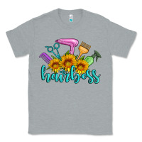Heather Grey hairboss western sunflowers hairdresser Classic Tee - Artiststas